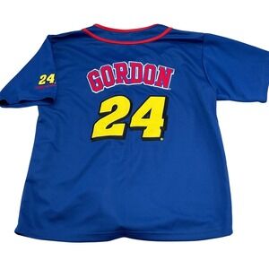 Winner‎ Circle NASCAR Jersey Men Large Blue JEFF GORDON 24 DUPONT MOTORSPORTS